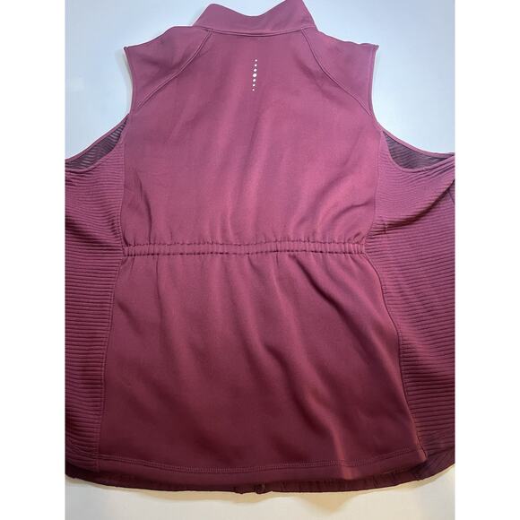 Tell Gear Men’s 3XL Burgandy Fleece Lined Full Zip Vest - Picture 2 of 9